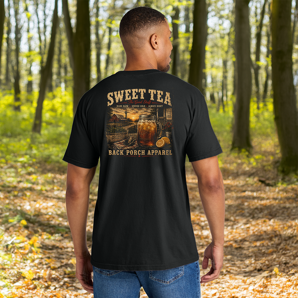 Sweet Tea Comfort Colors T-Shirt – Southern Porch Life Graphic Tee by Back Porch Apparel