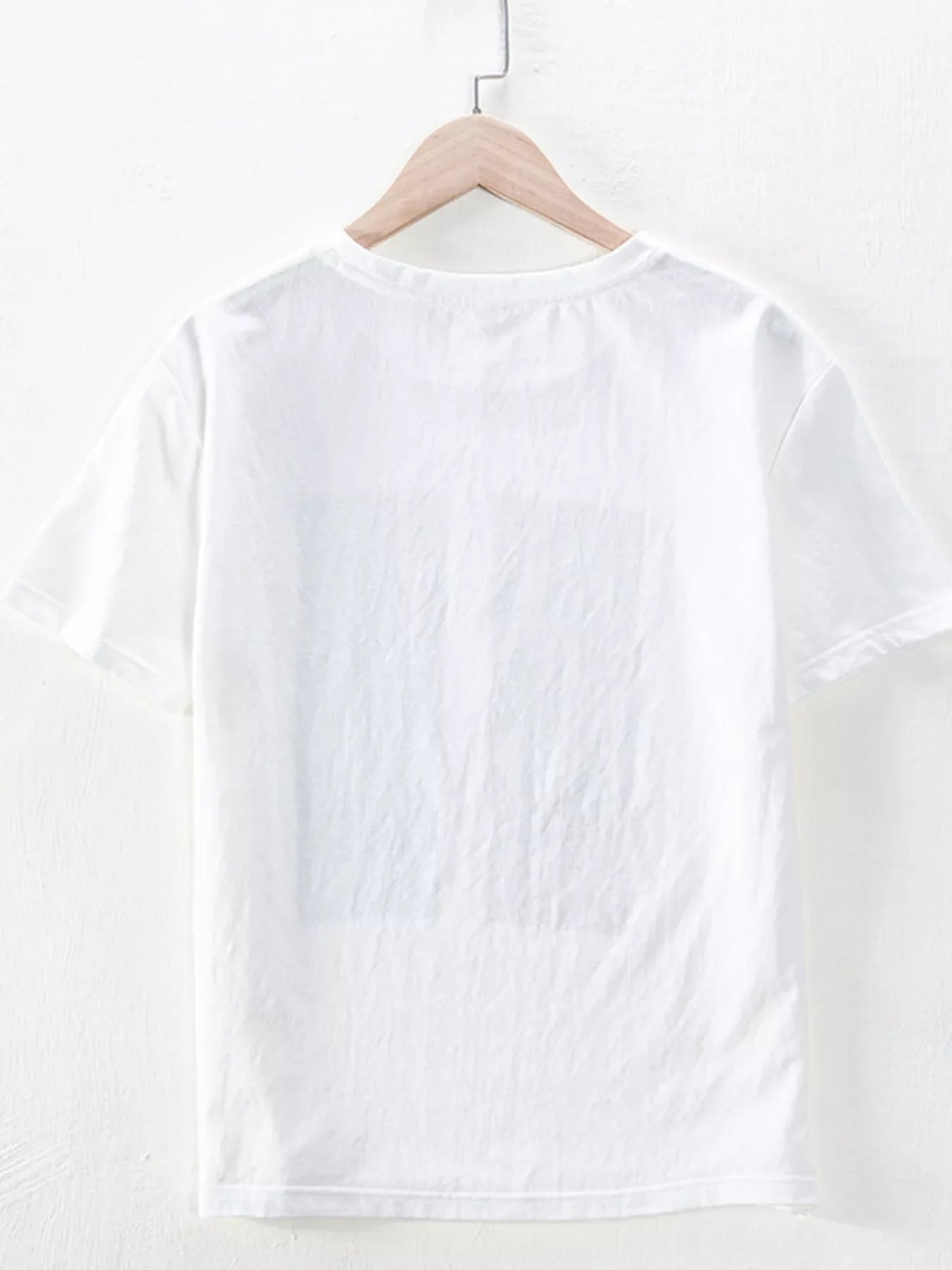 Men's Plus Size Round Neck Short Sleeve T-Shirt