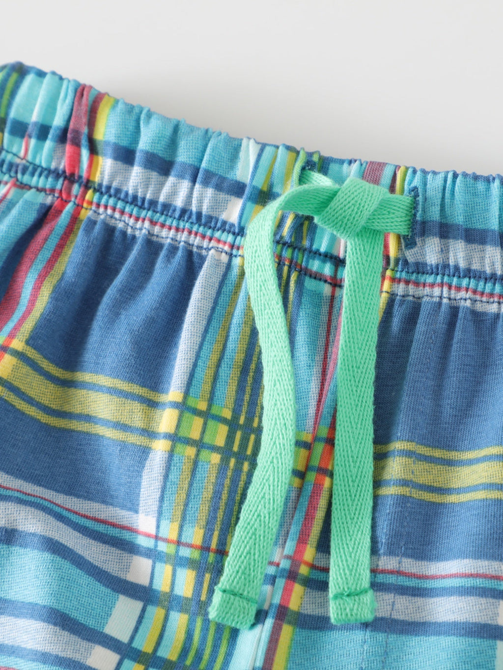 Children's Graphic Tee & Plaid Shorts Set