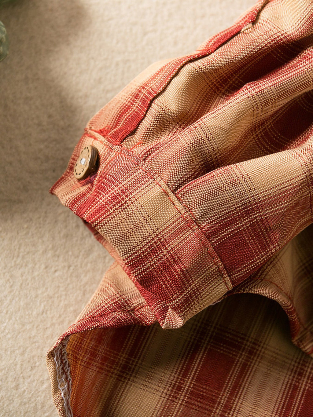 Plaid Button-Down Pet Shirt