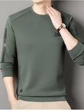 Men's Plus Size Casual Long Sleeve T-Shirt