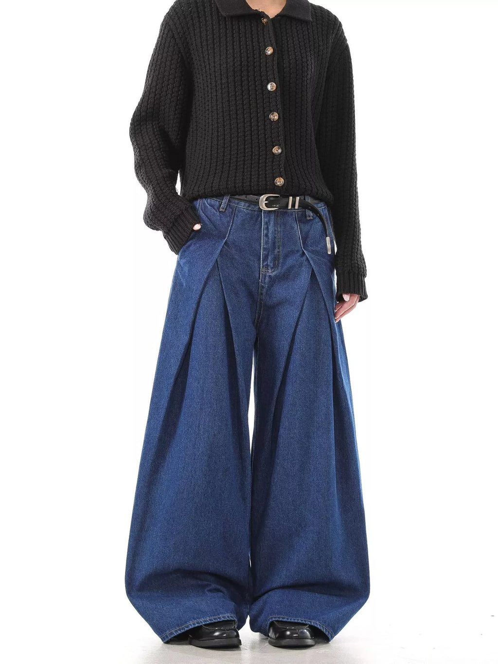 Men's Full Size Wide Leg Jeans Plus Size
