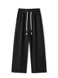Men's Plus Size Casual Drawstring Wide Leg Pants