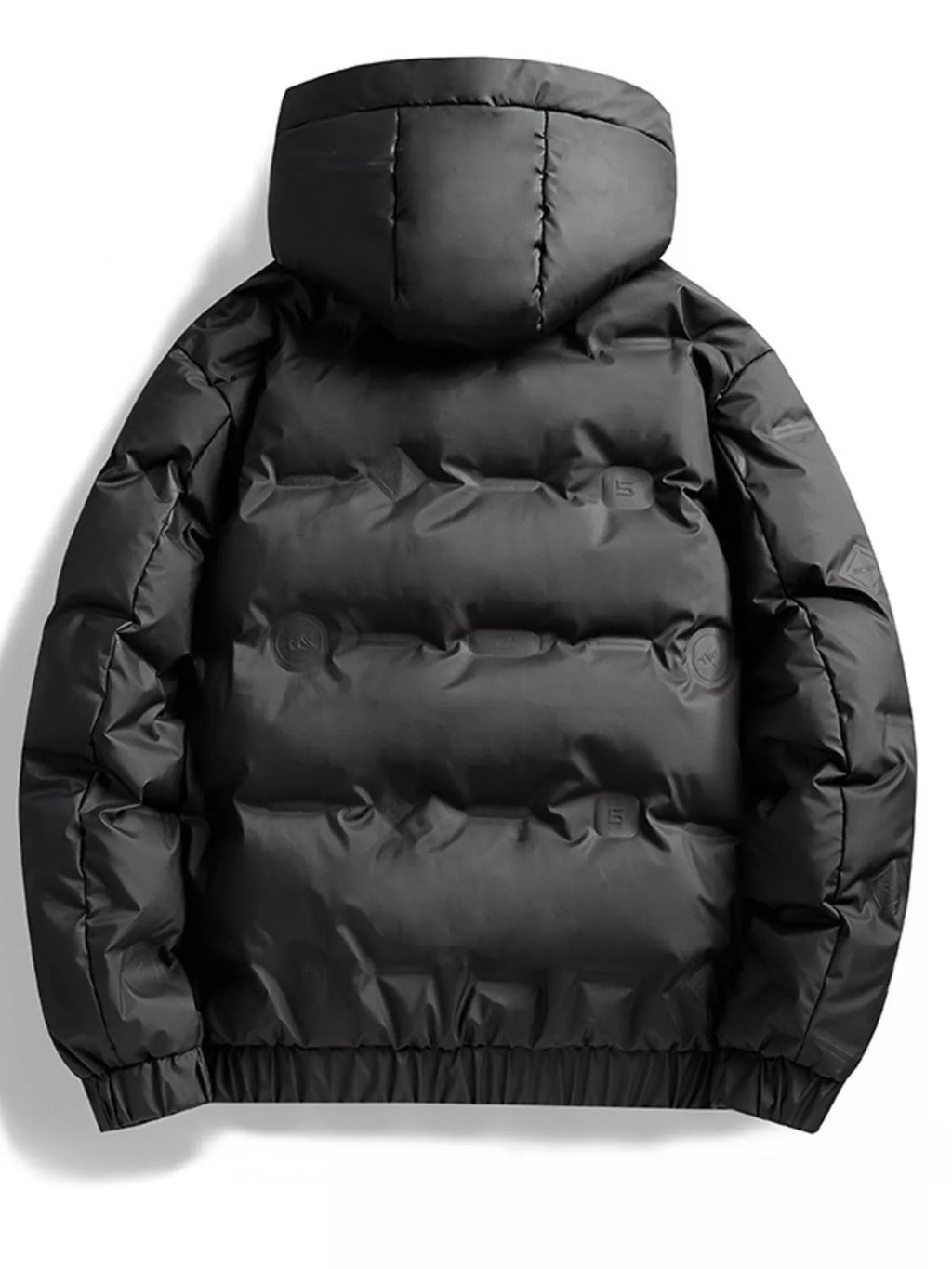 Men's Plus Size Hooded Padded Puffer Jacket