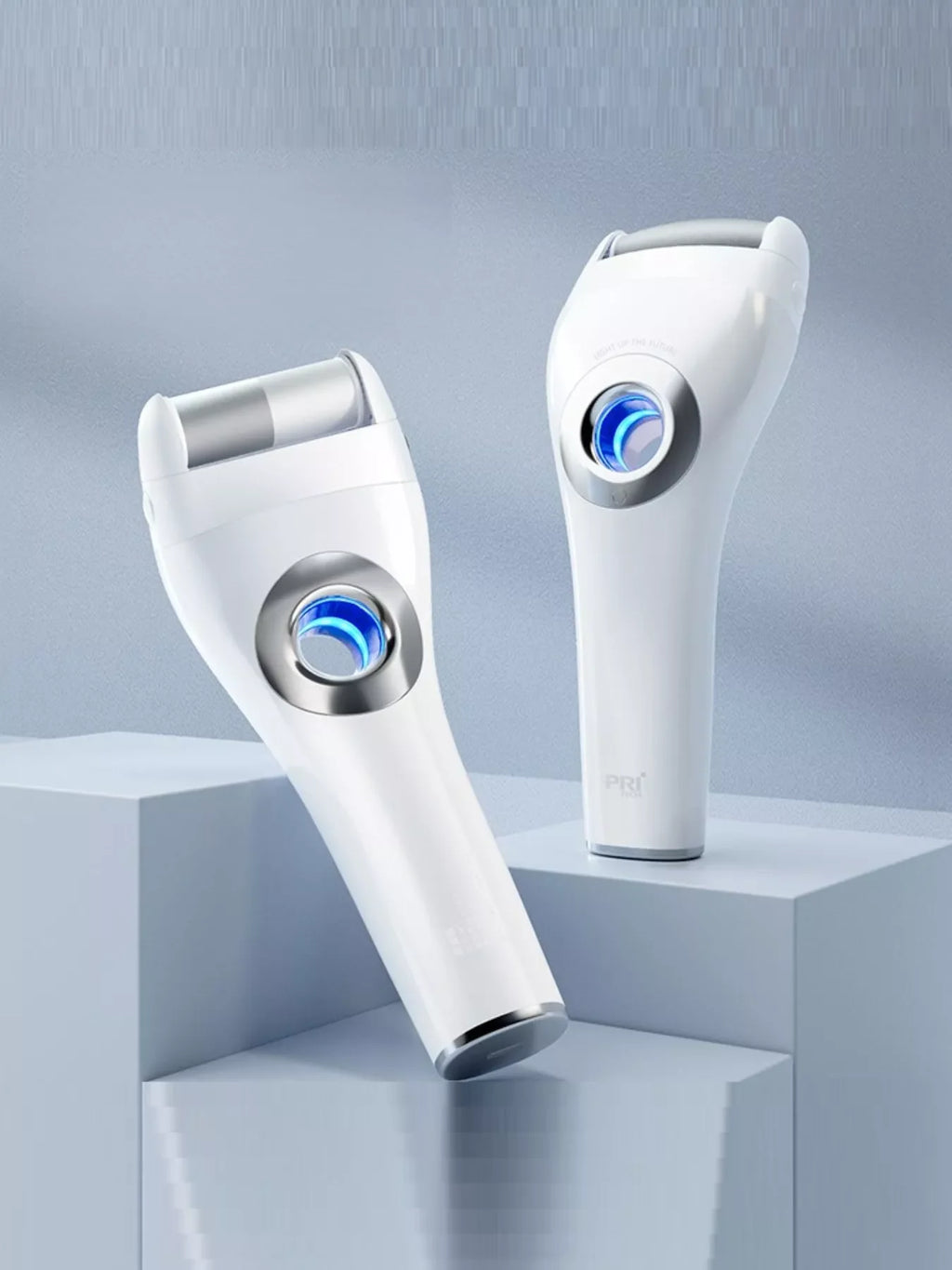Electric Foot Nail Buffer with LED Light