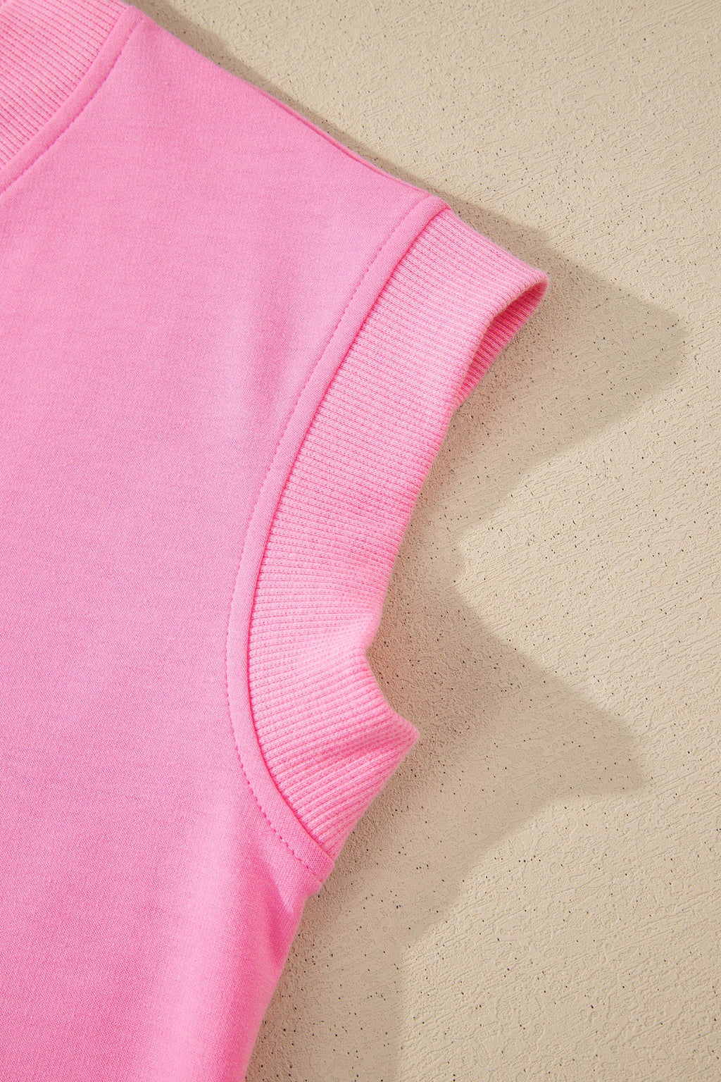 Sachet Pink V Neck Short Sleeve Top Drawstring Shorts 2pcs Set