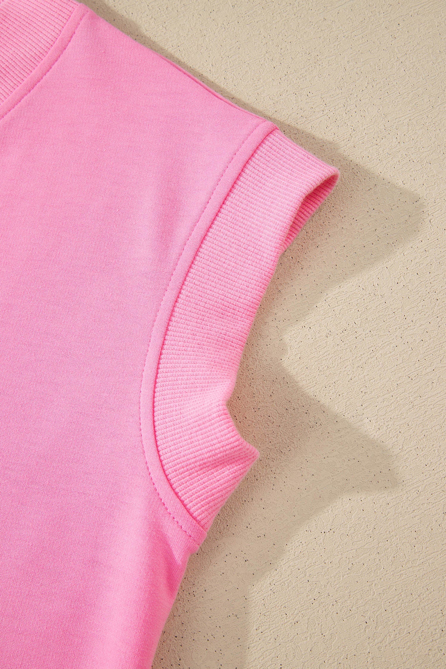 Sachet Pink V Neck Short Sleeve Top Drawstring Shorts 2pcs Set