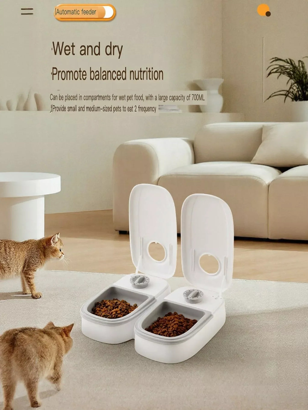 Automatic Pet Feeder with Portion Control