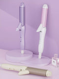 2-in-1 Rotating Hair Curling Iron