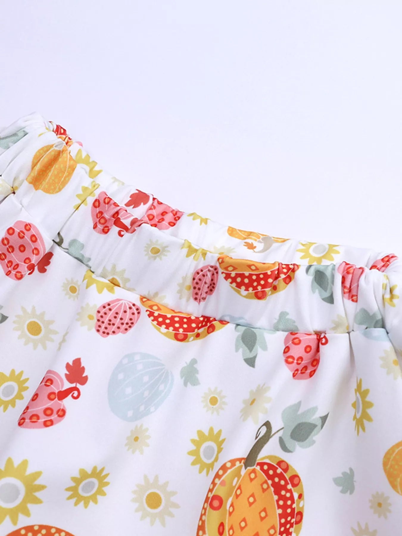 Children's First Thanksgiving Top and Skirt Outfit Set