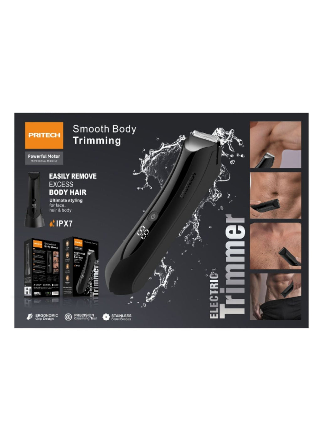 Electric Hair Removal Epilator with LED Display