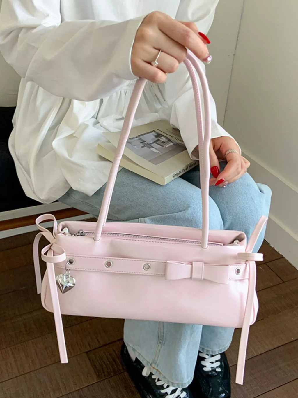 PU Leather Shoulder Bag