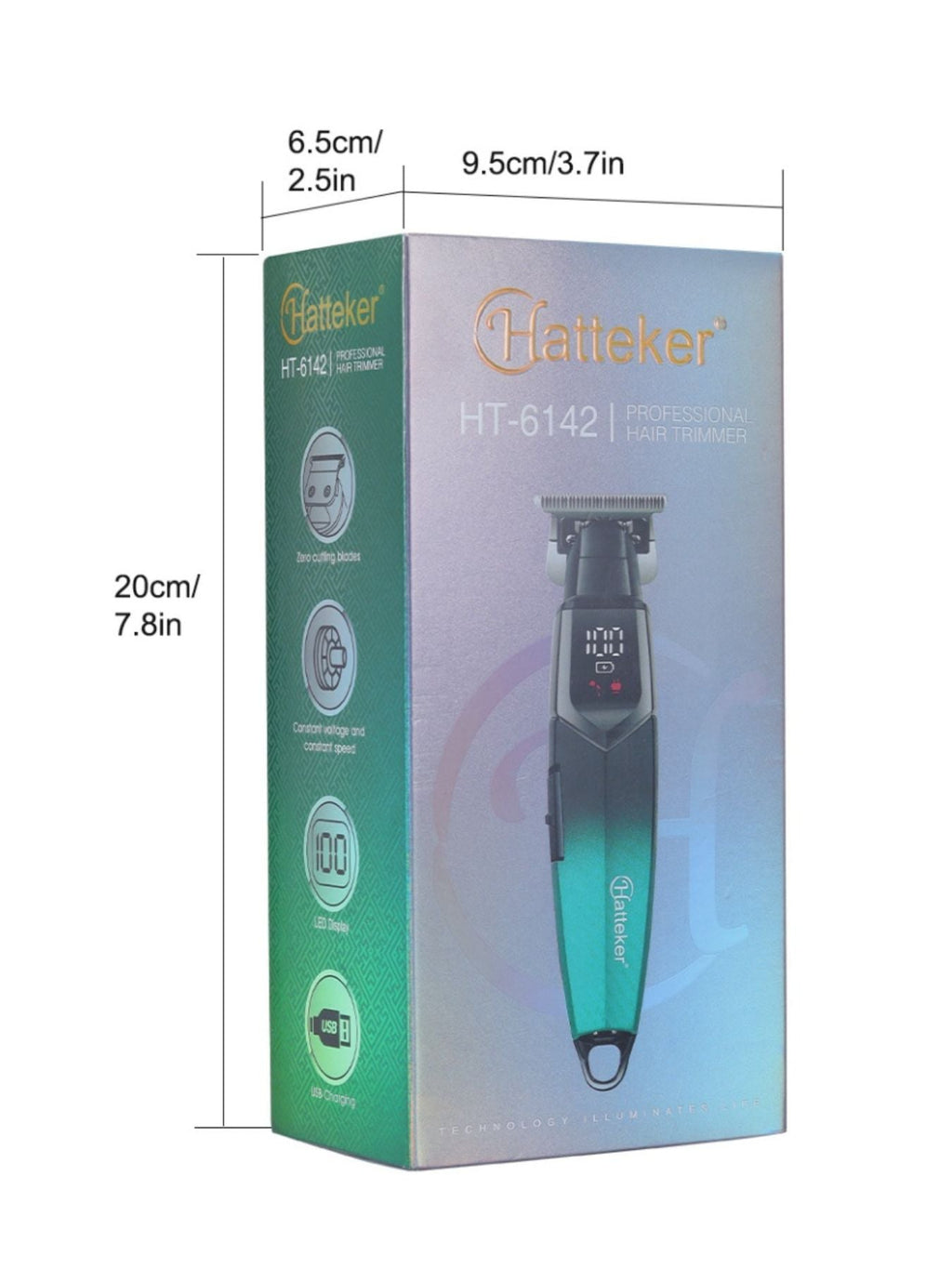 Cordless Hair Clipper with LED Display