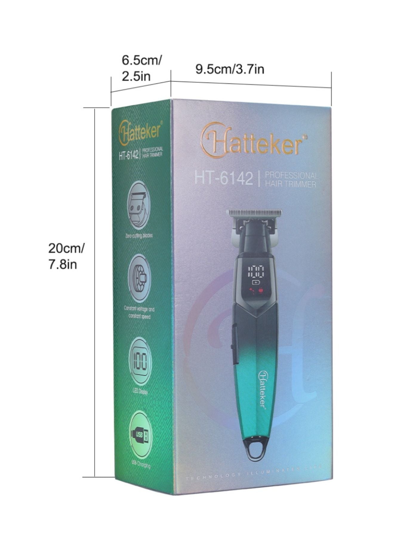 Cordless Hair Clipper with LED Display
