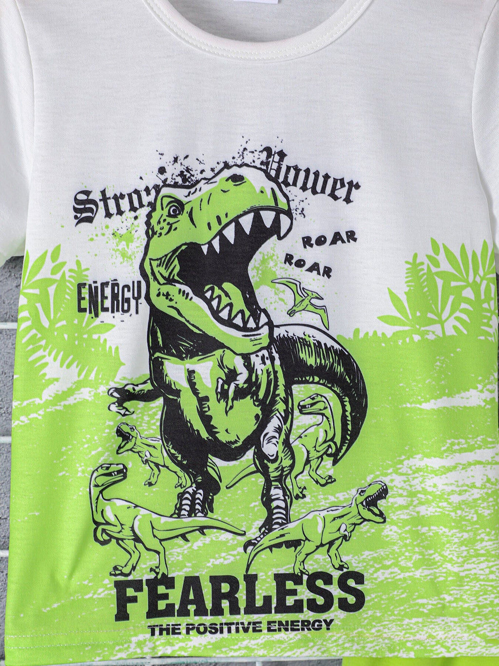 Children's Dinosaur Short Sleeve T-shirt & Shorts Set