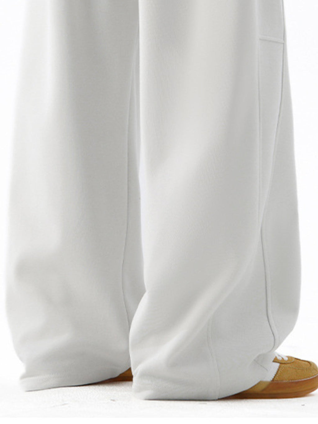 Men's Plus Size Wide Leg Casual Drawstring Pants