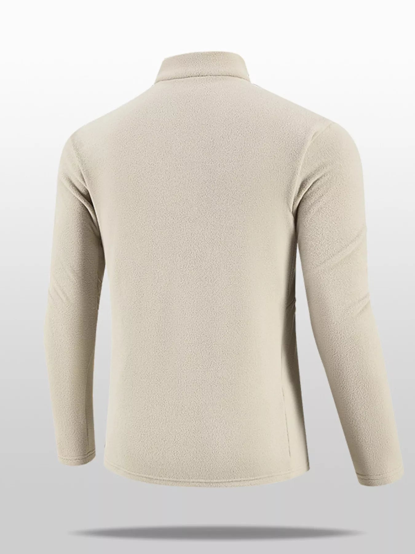 Men's Plus Size Quarter-Zip Fleece Sweatshirt