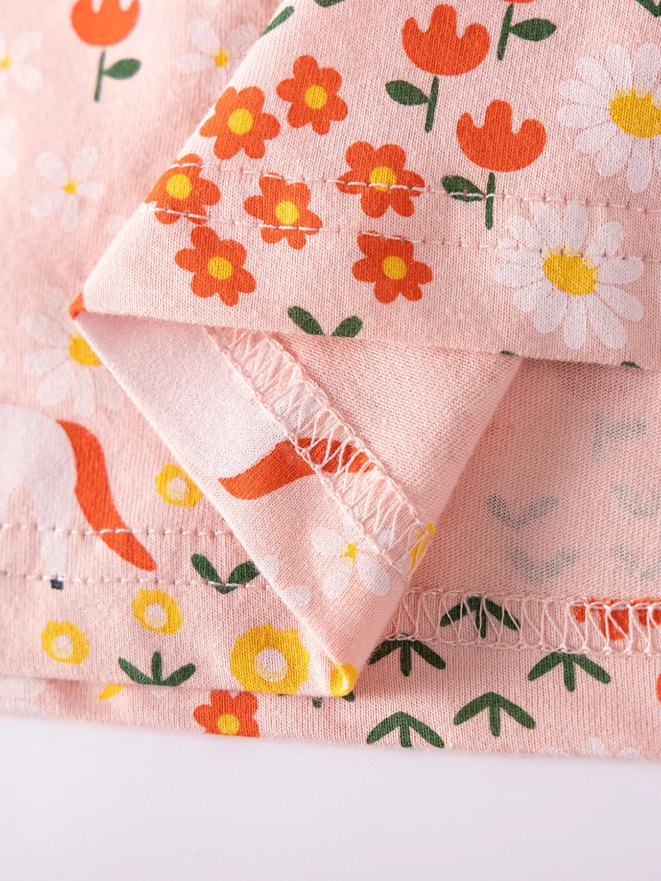 Children's Floral Print Casual Dress