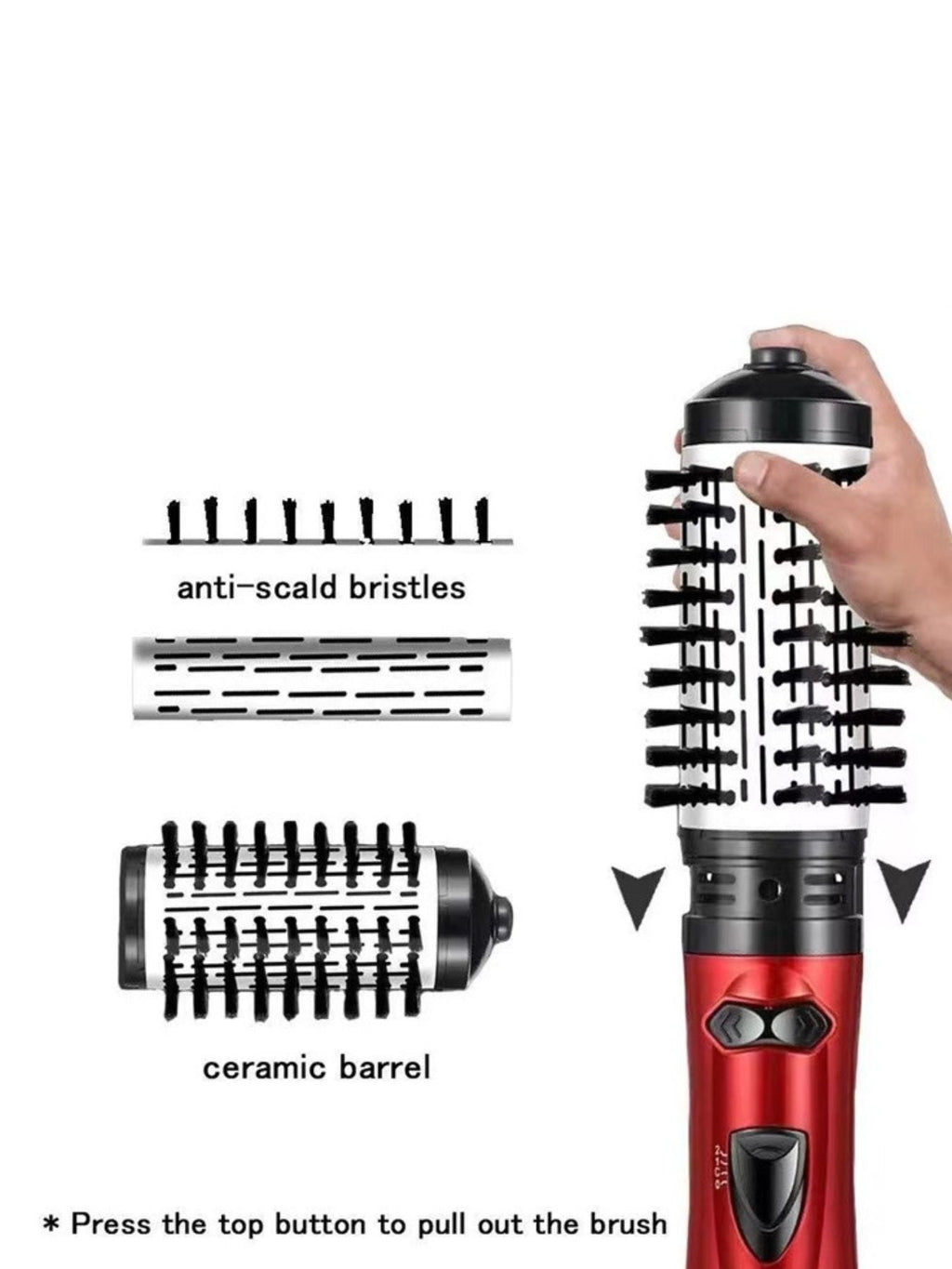 3-in-1 Interchangeable Hot Air Brush