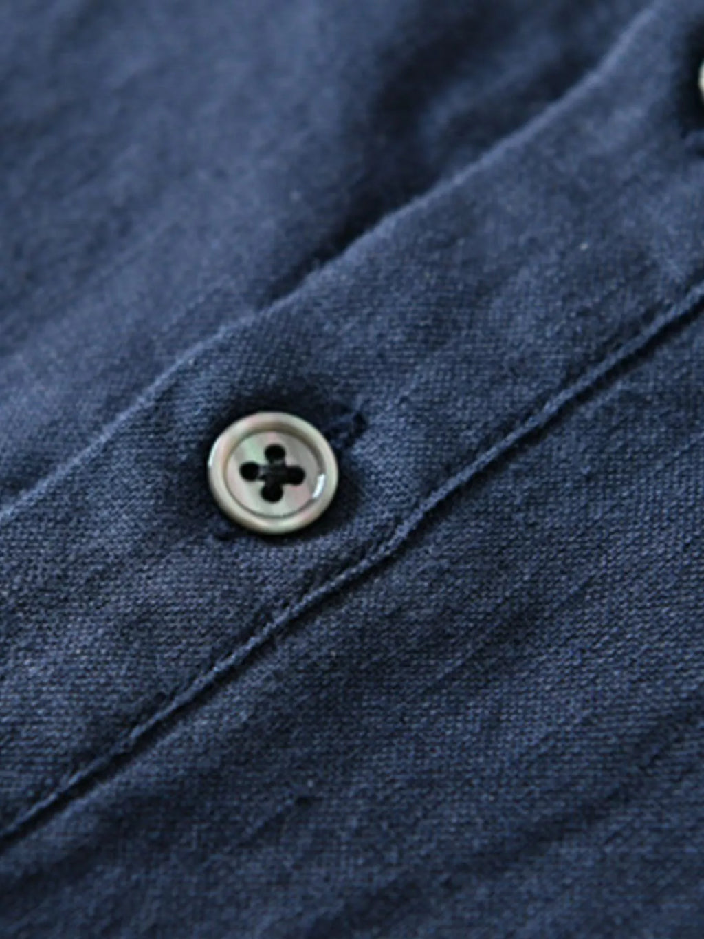 Men's Plus Size Casual Button Detail Shirt with Pocket