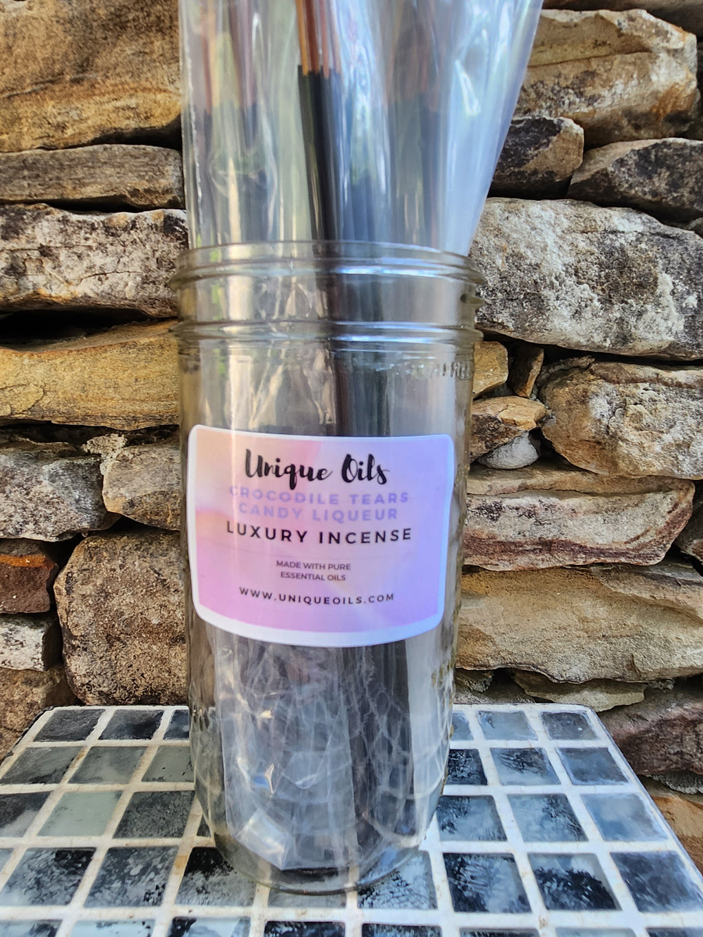 Unique Oils Luxury Incense - Crocodile Tears Candy Liqueur (pack of 10)