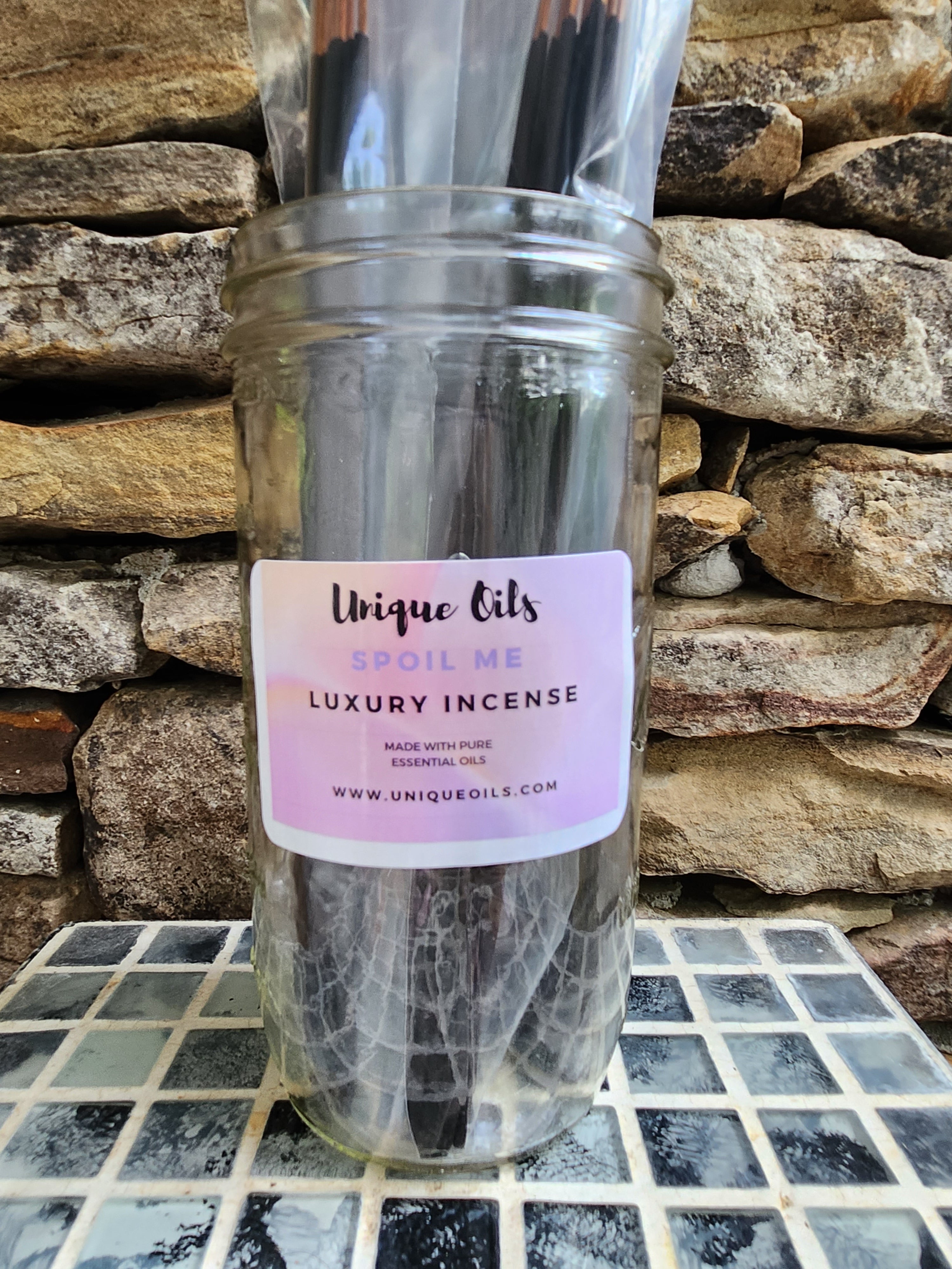 Unique Oils Luxury Incense - Spoil Me (pack of 10)