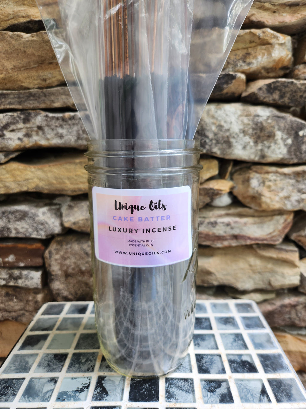 Unique Oils Luxury Incense - Cake Batter (pack of 10)