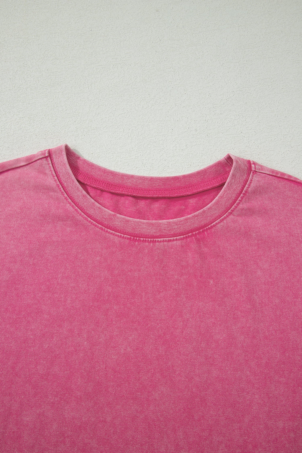 Rose Red Mineral Washed Oversized Tee