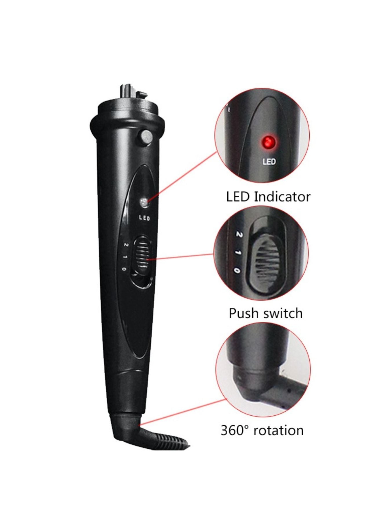 6-in-1 Interchangeable Curling Iron