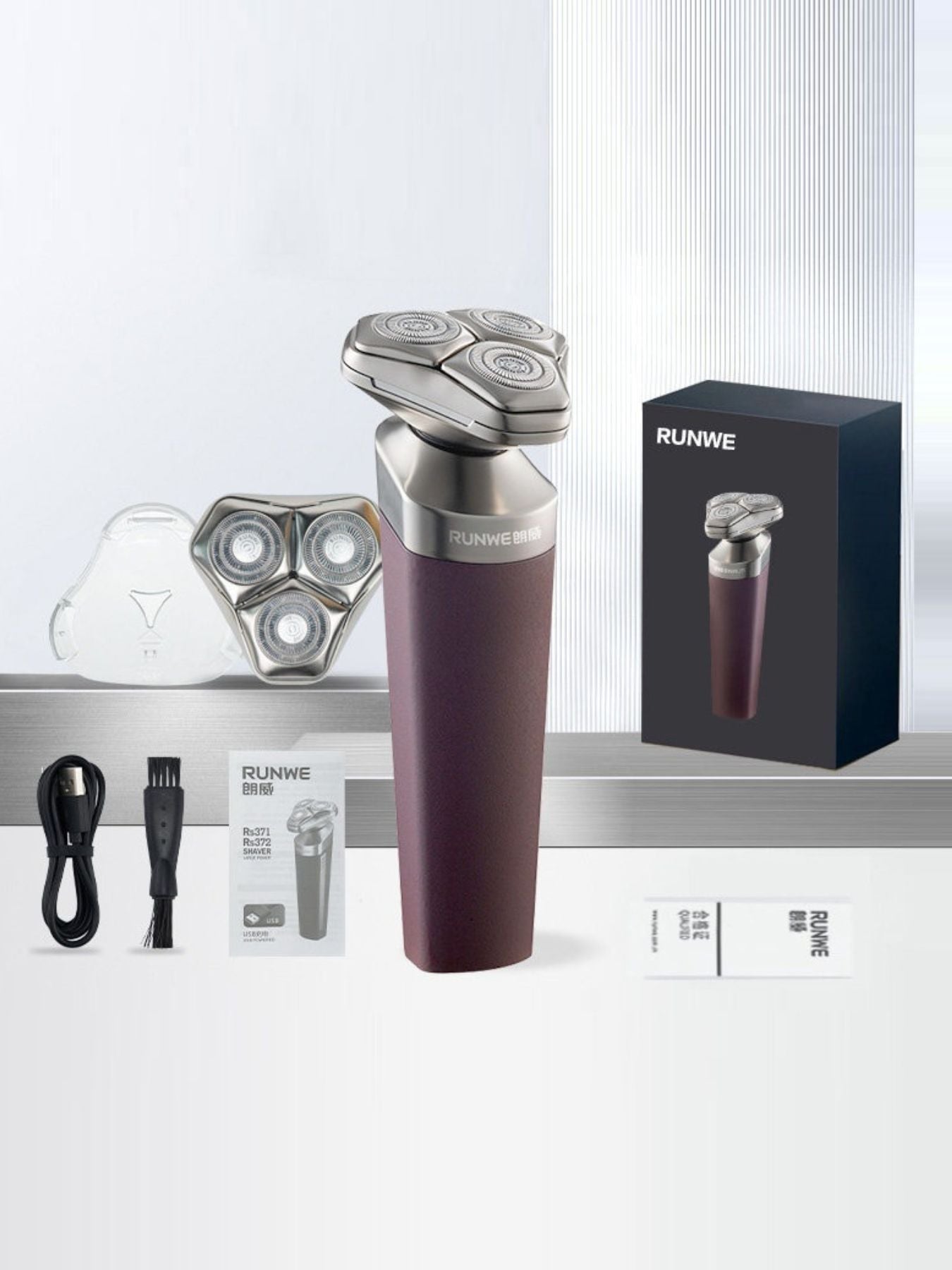 Rechargeable Rotary Shaver