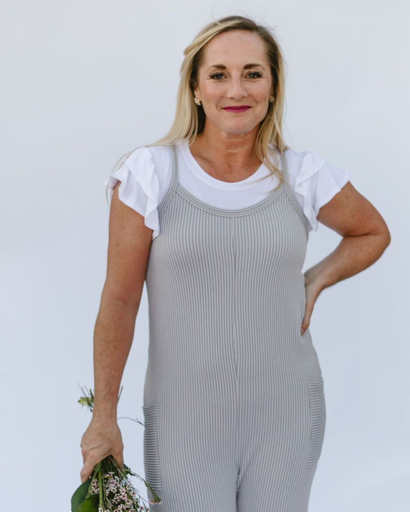 Ruffle Sleeve Halftee