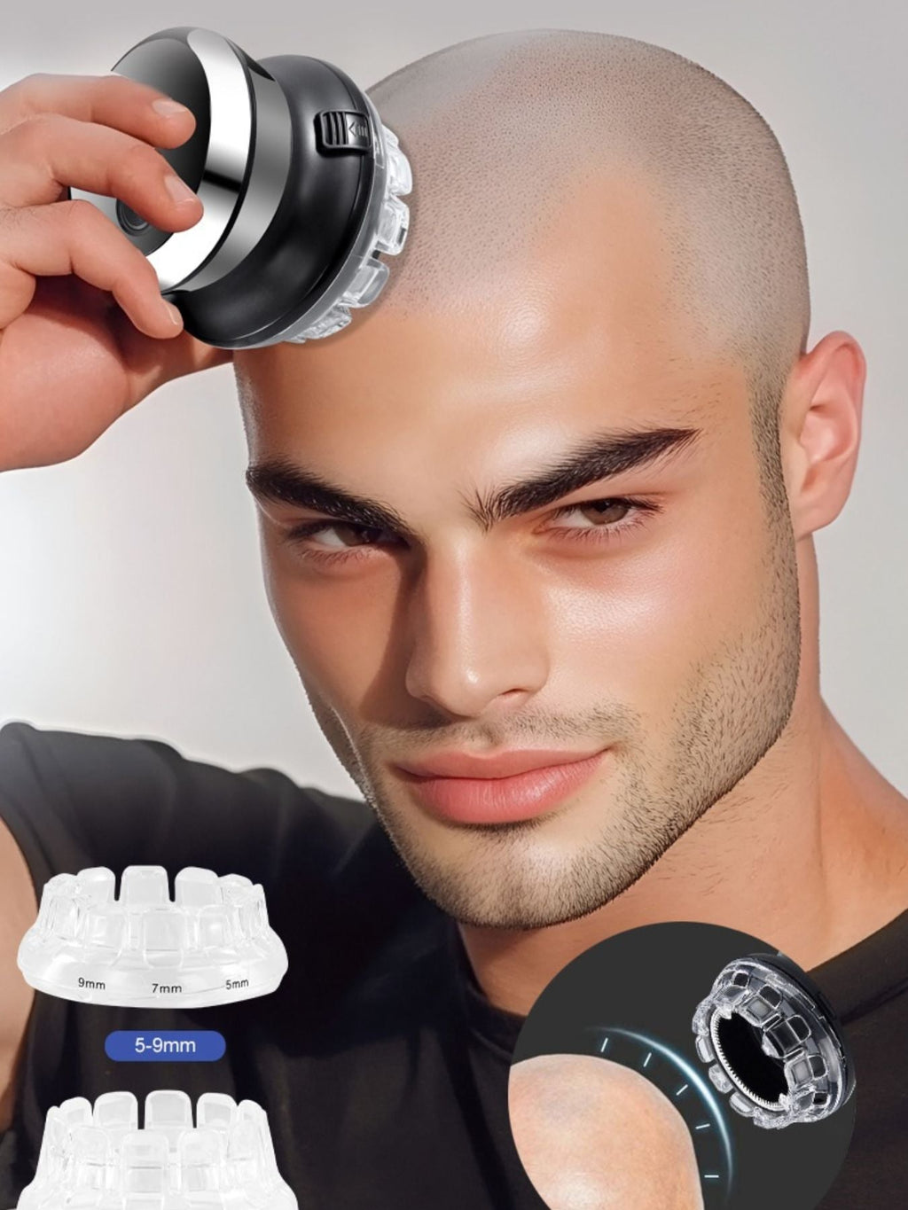 Rechargeable Bald Head Hair Clipper