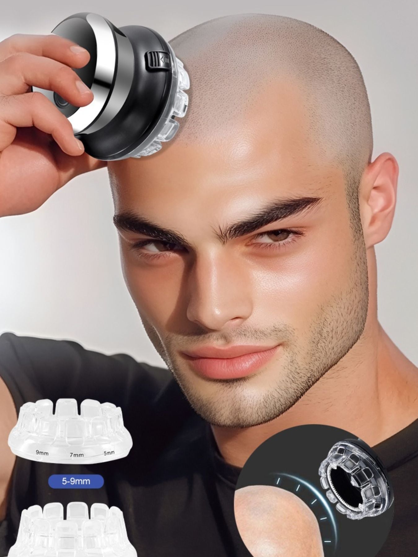Rechargeable Bald Head Hair Clipper