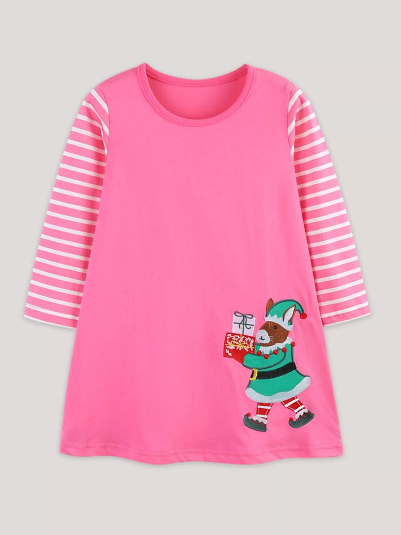 Children's Embroidered Long Sleeve Dress