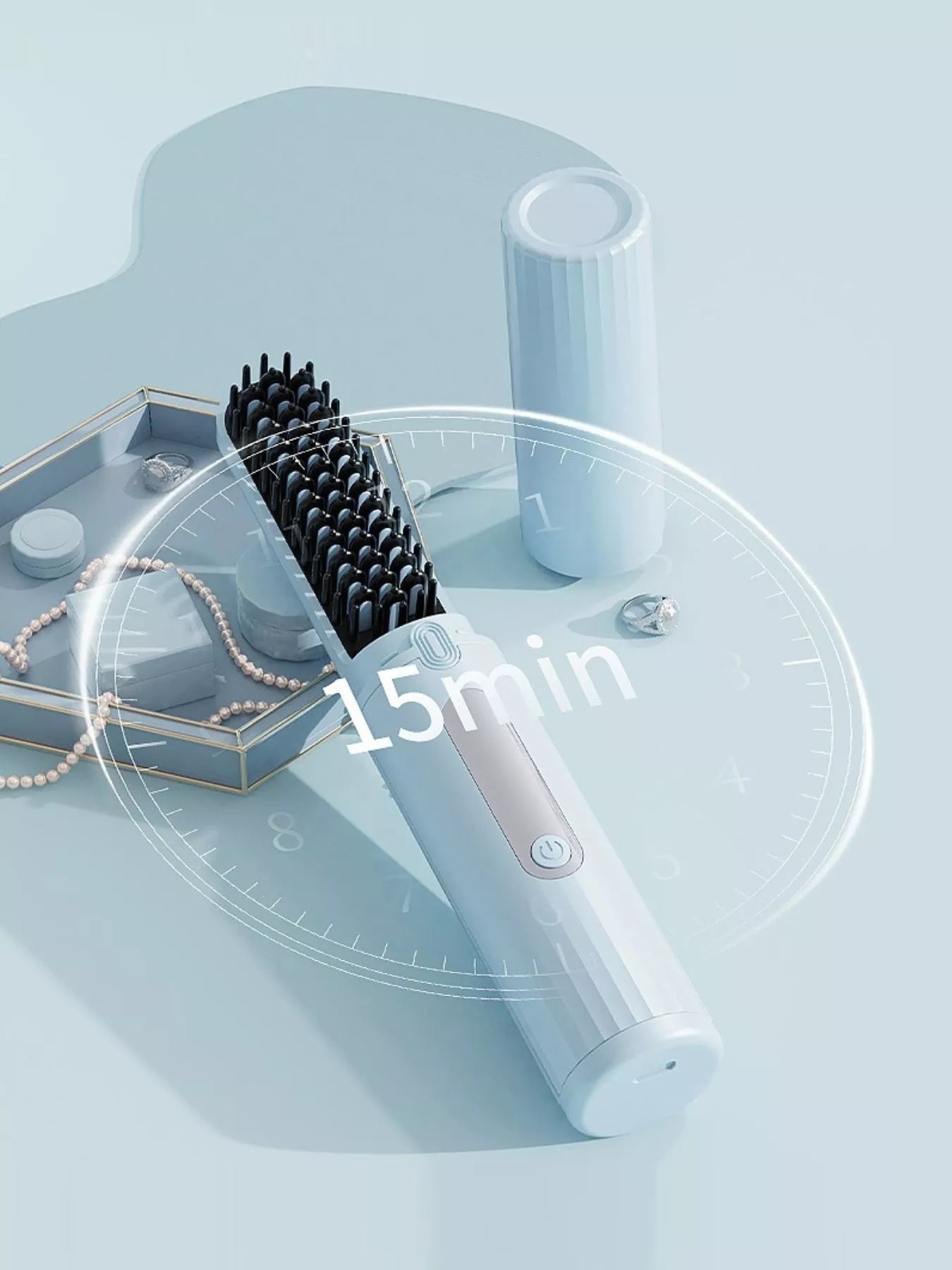 Portable Heated Straightening Comb