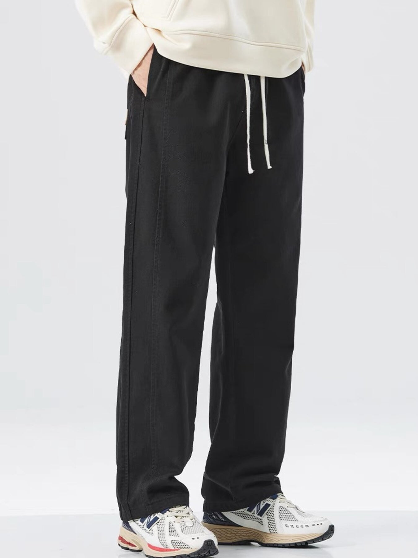 Men's Plus Size Loose Fit Drawstring Casual Pants
