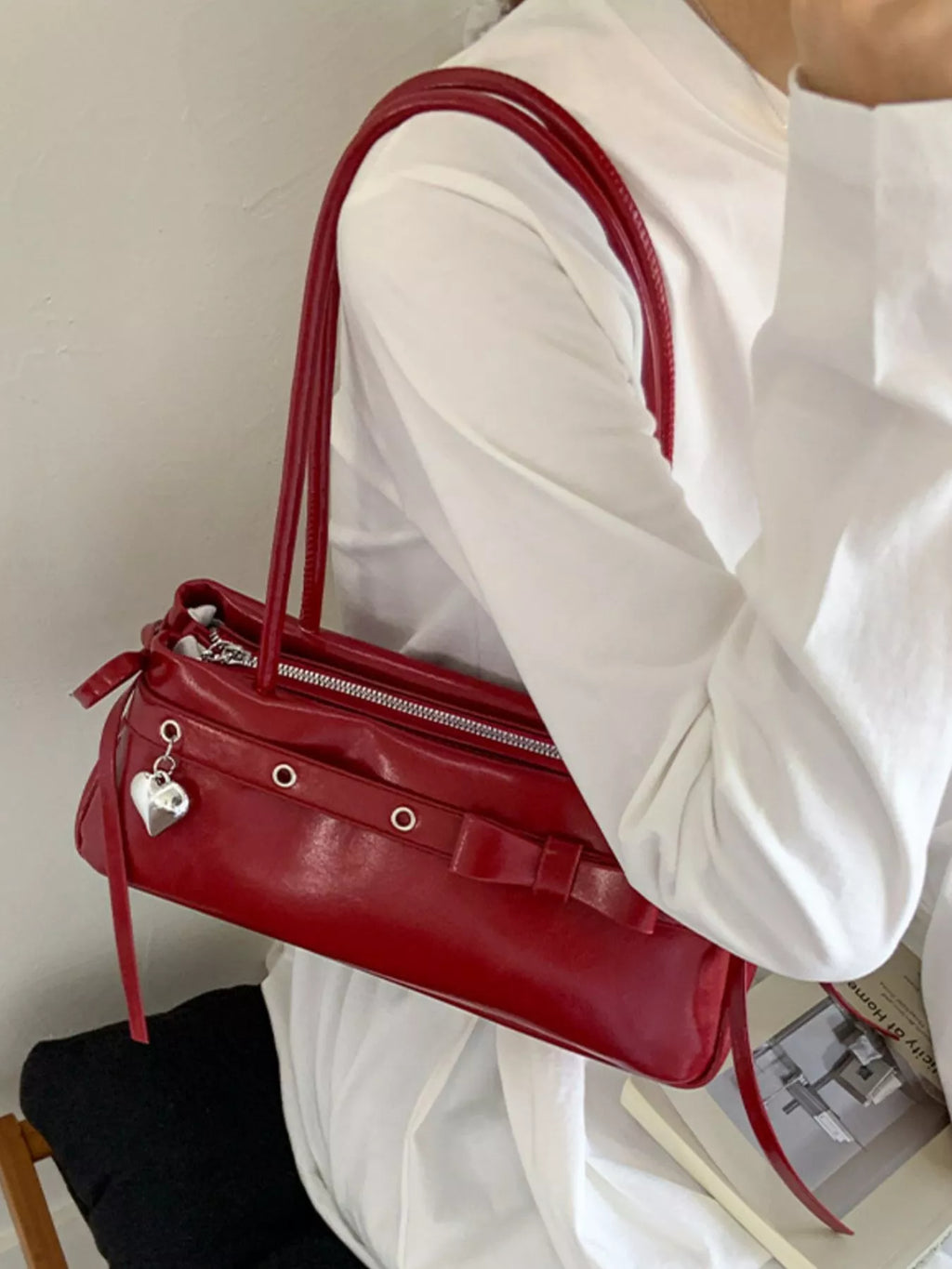 PU Leather Shoulder Bag