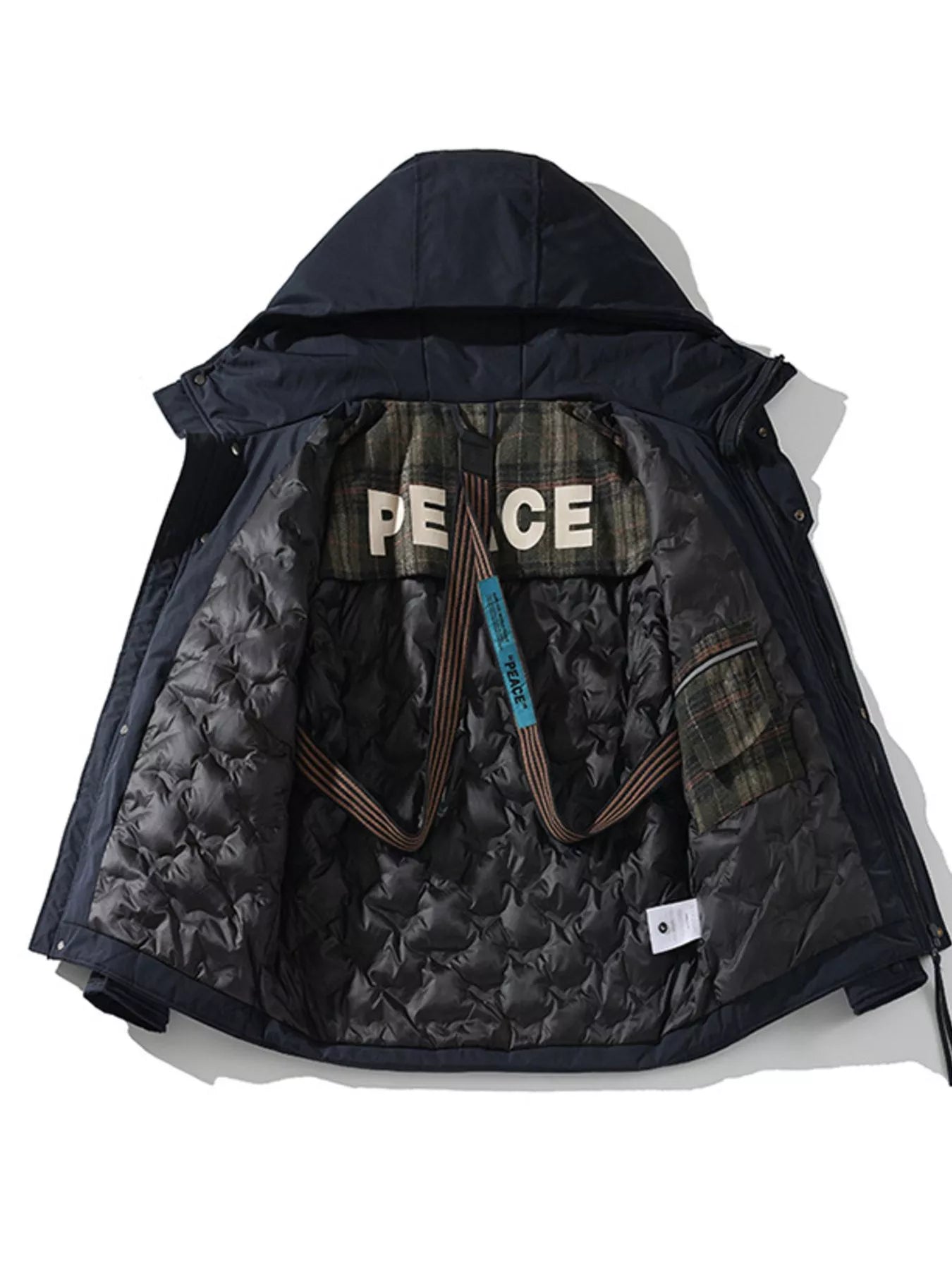 Men's Plus Size Zip Up Hooded Jacket