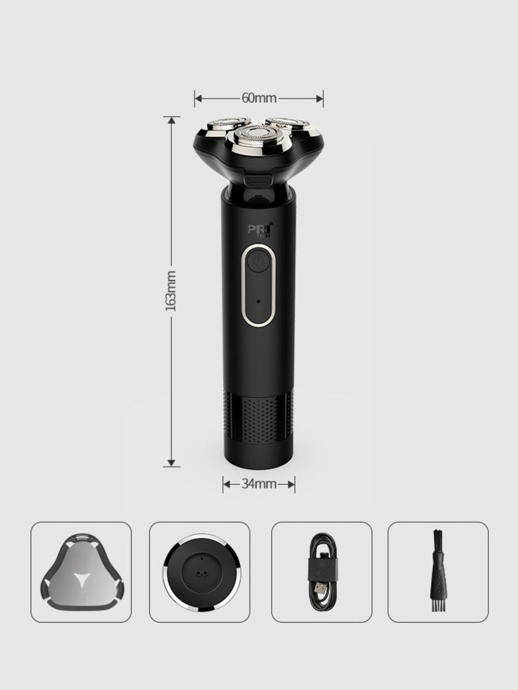 Rechargeable Rotary Shaver