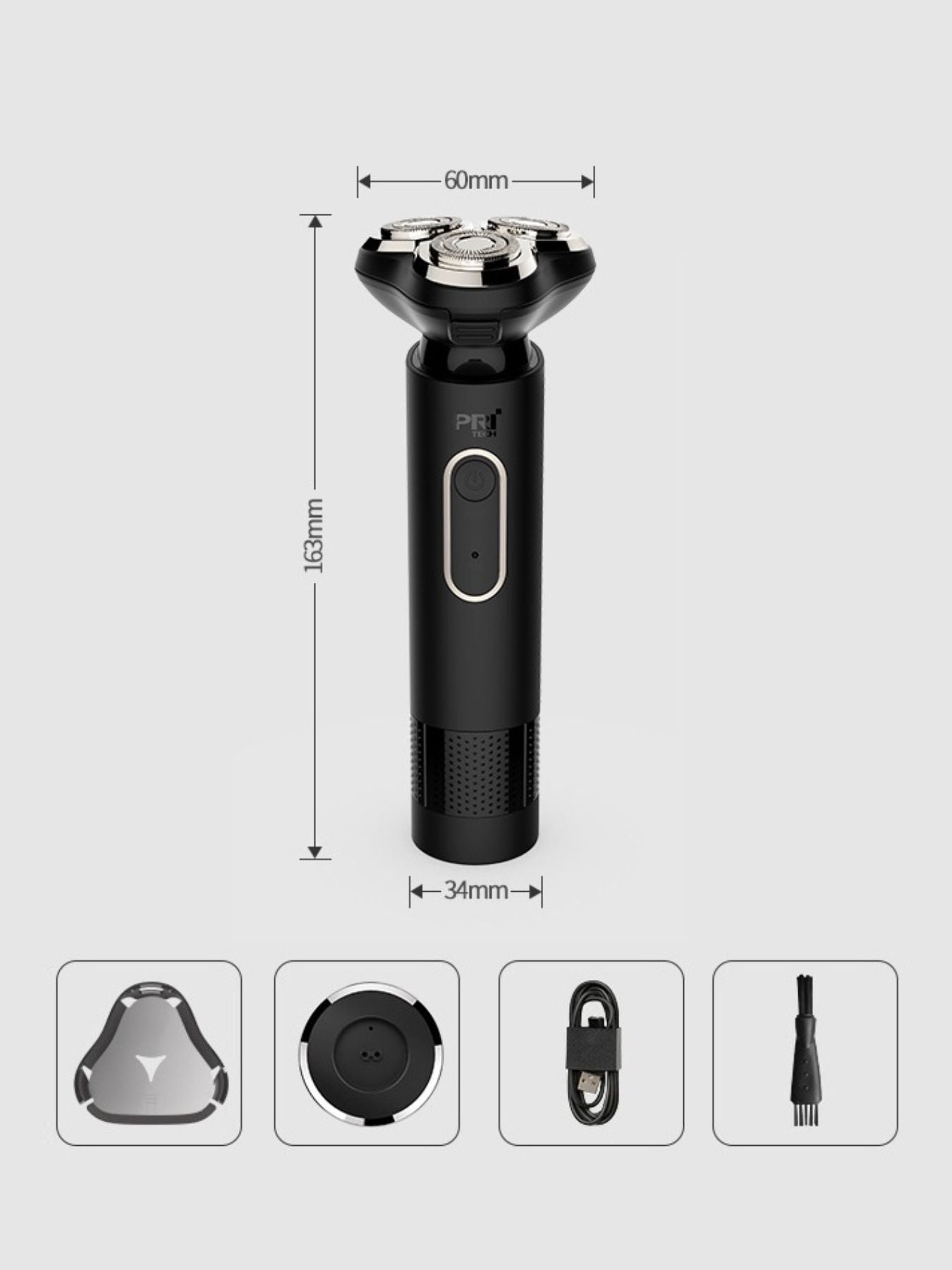 Rechargeable Rotary Shaver