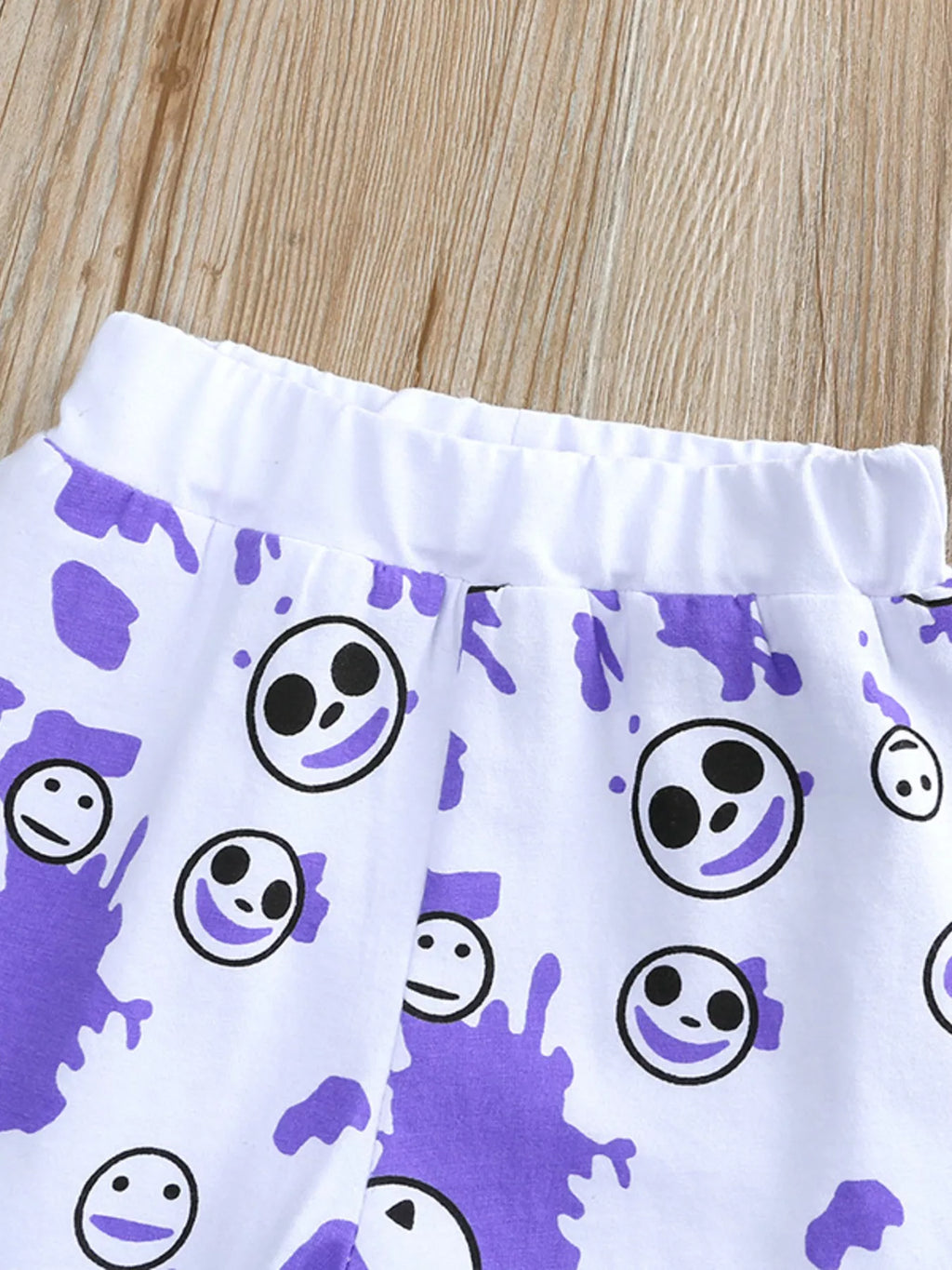 Children's Halloween Bodysuit and Pants Set with Hat