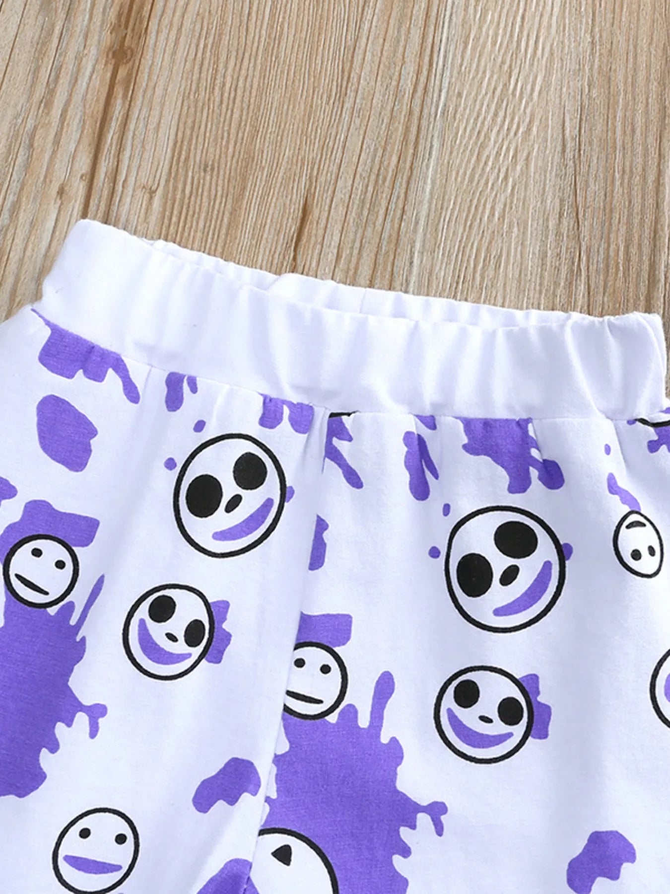 Children's Halloween Bodysuit and Pants Set with Hat