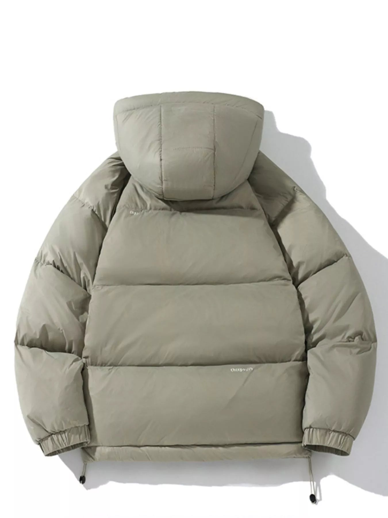 Men's Plus Size Hooded Lightweight Puffer Jacket