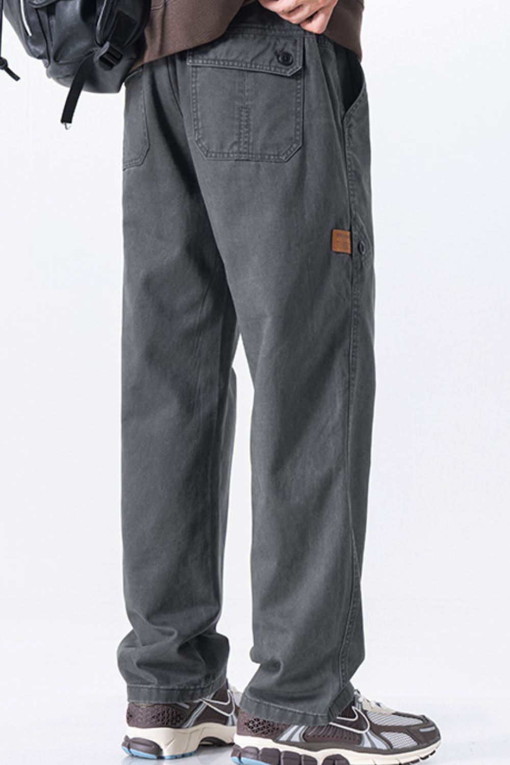 Men's Plus Size Wide Leg Pants