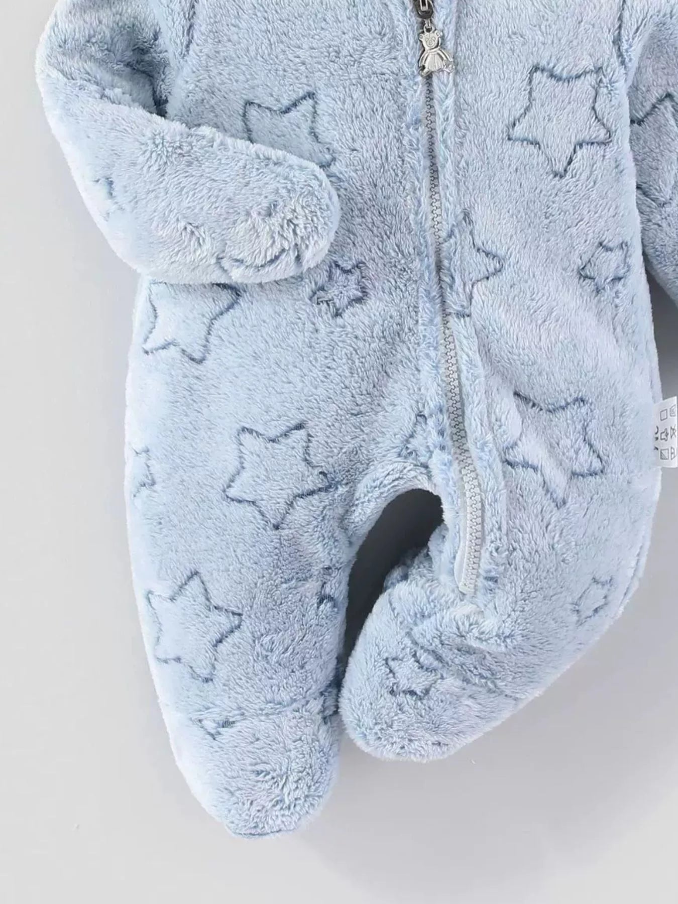 Children's Plush Hooded One-Piece