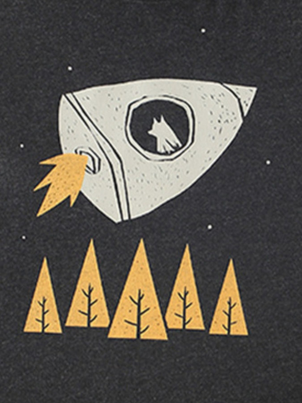 Children's Rocket Graphic Casual T-Shirt