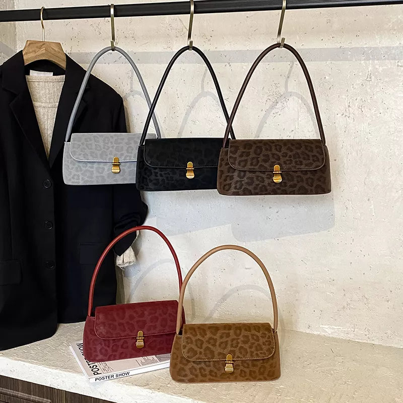 Leopard Print Shoulder Bag