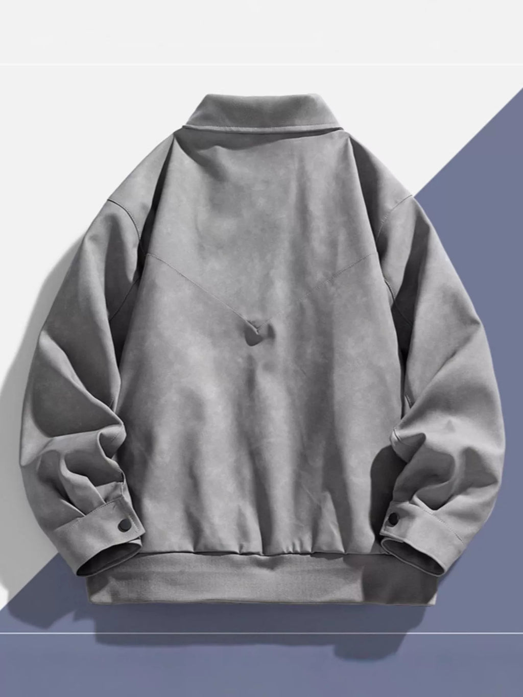 Men's Plus Size Long Sleeve Casual Jacket