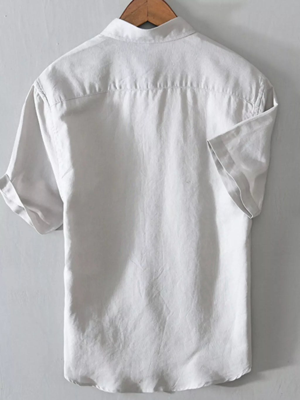 Men's Full Size Button Up Short Sleeve Shirt Plus Size