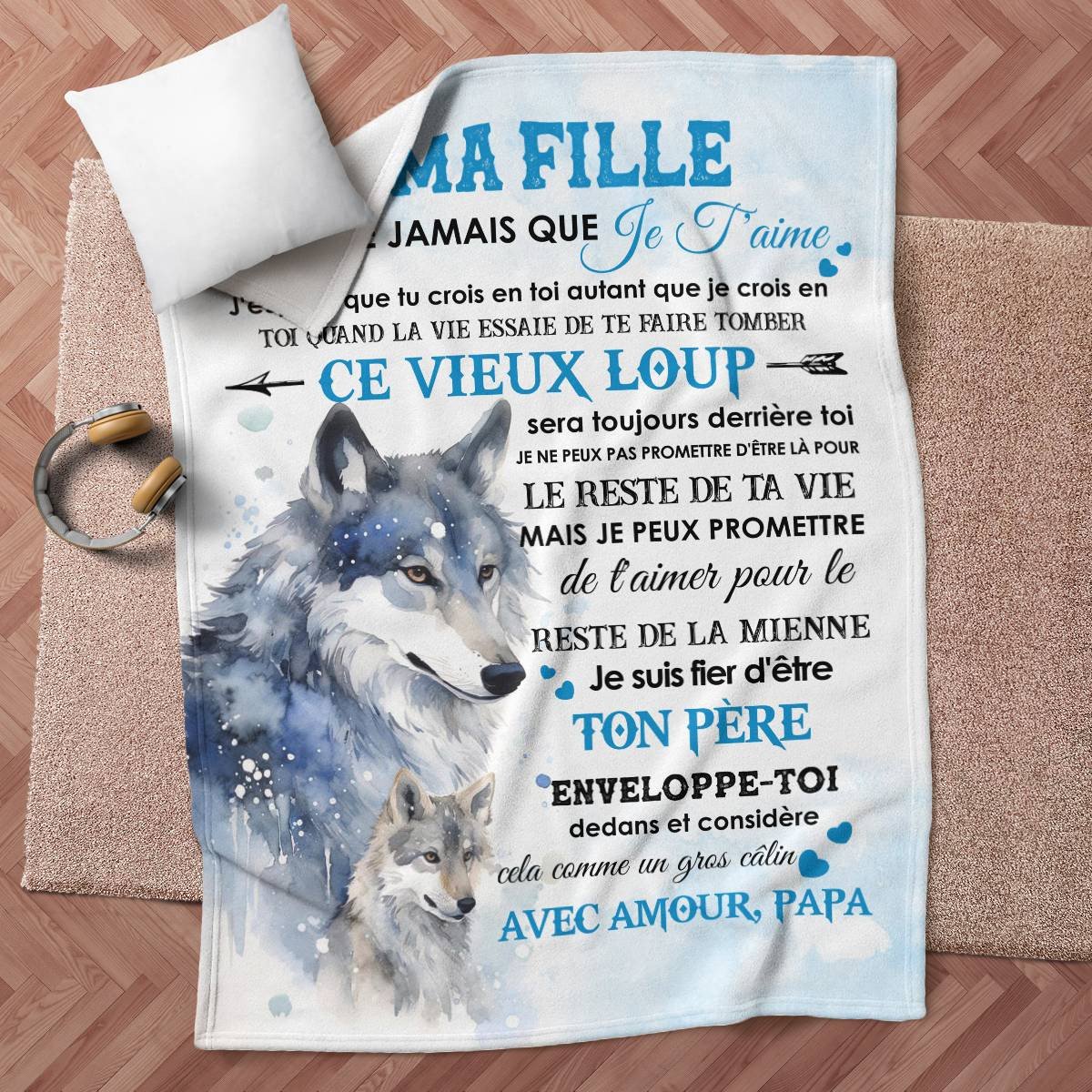 Cadeau Spécial Pour Ta Fille Couverture - De Papa